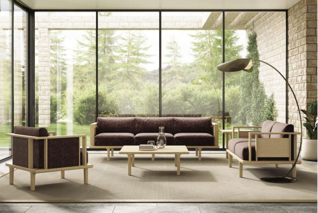 Copeland Sierra Sofa with Wood Panels