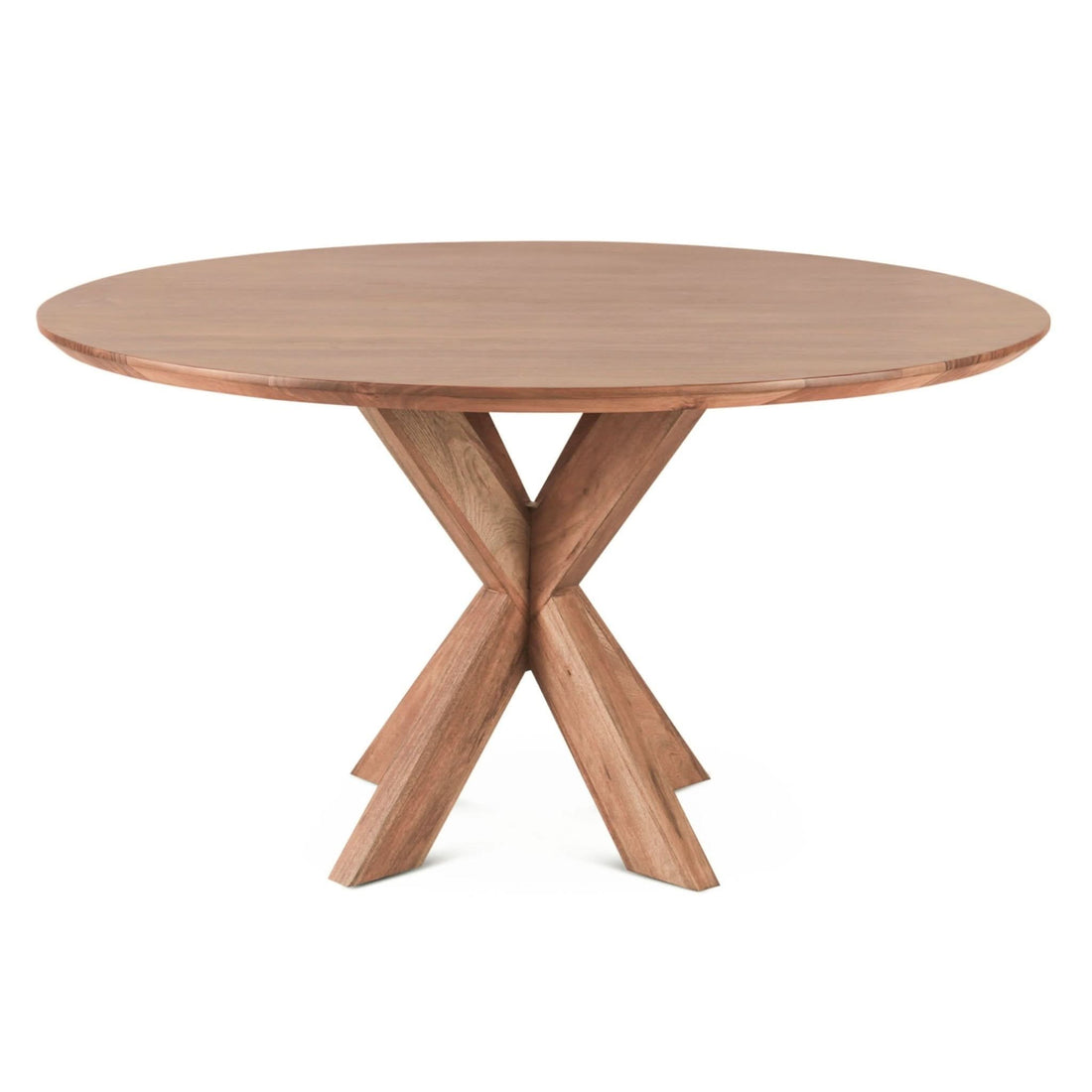 Stockholm 54" Weathered Acacia Wood Round Dining Table - Home Trends & Design
