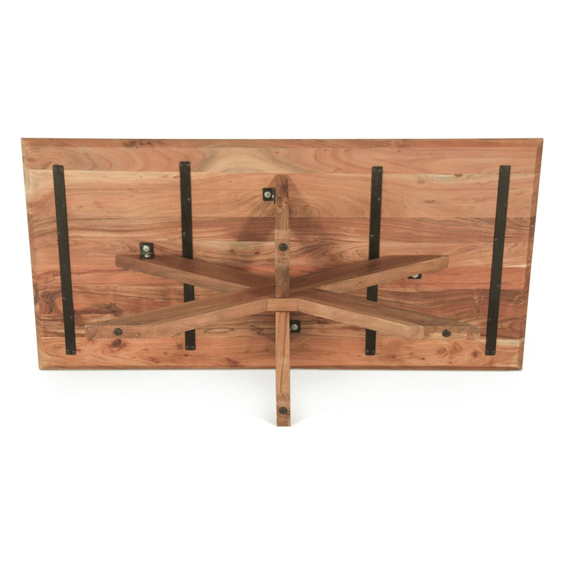 Stockholm 78" Weathered Acacia Wood Dining Table - Home Trends & Design