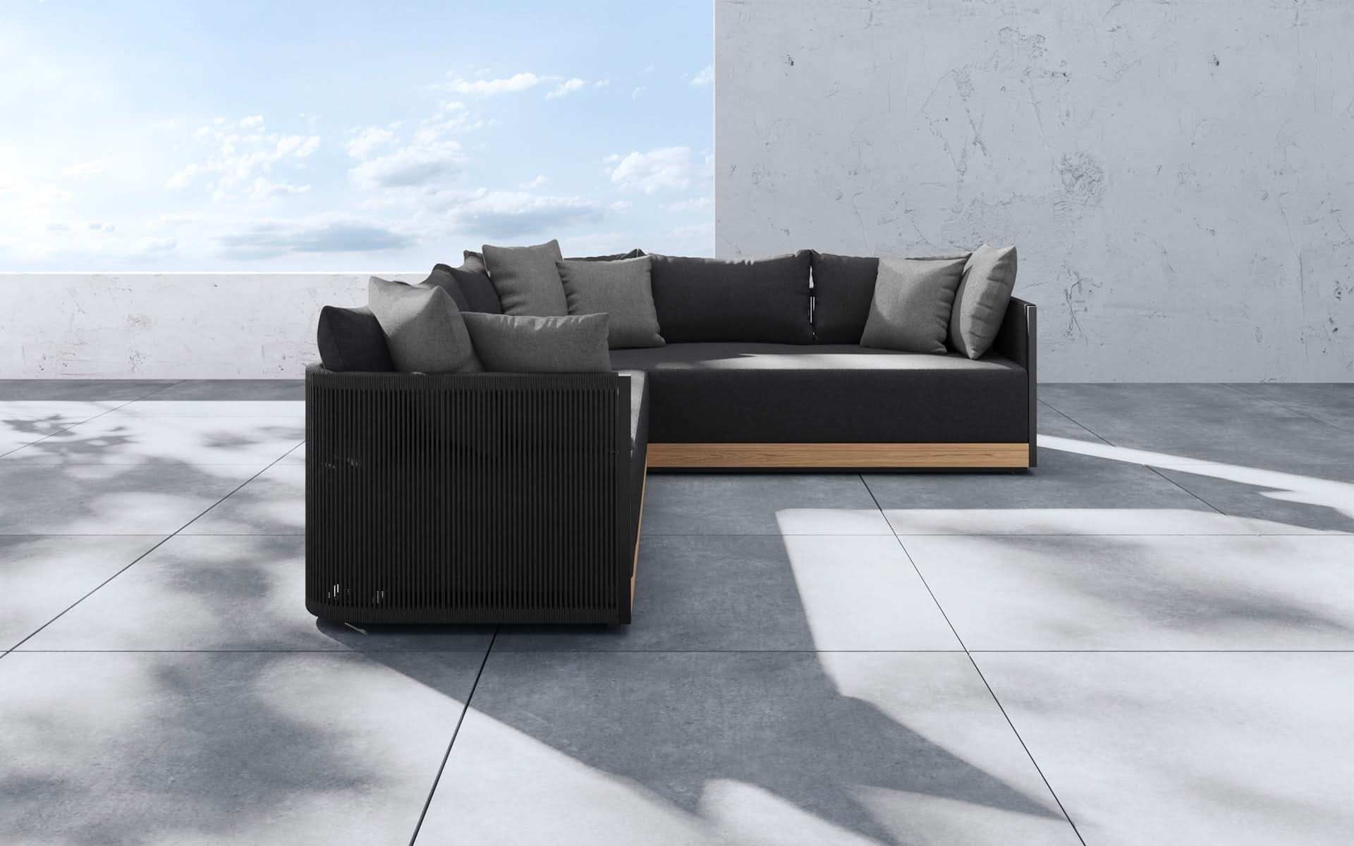 Haukland Outdoor Corner Sectional - product view