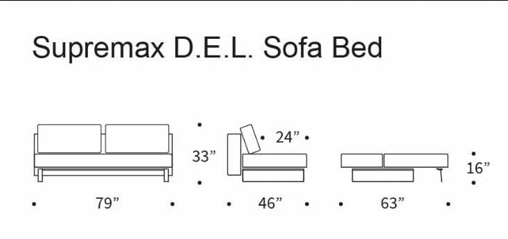 Supremax D.E.L. Sofa Bed