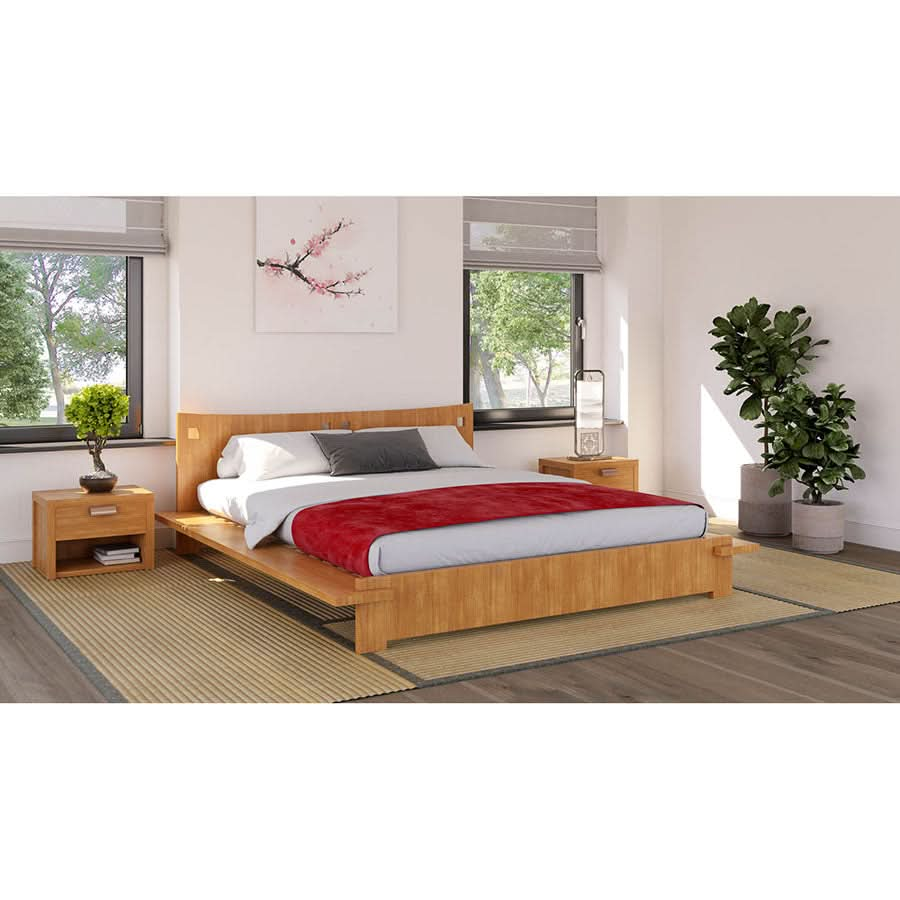 Tomaru Japanese Style Platform Bed