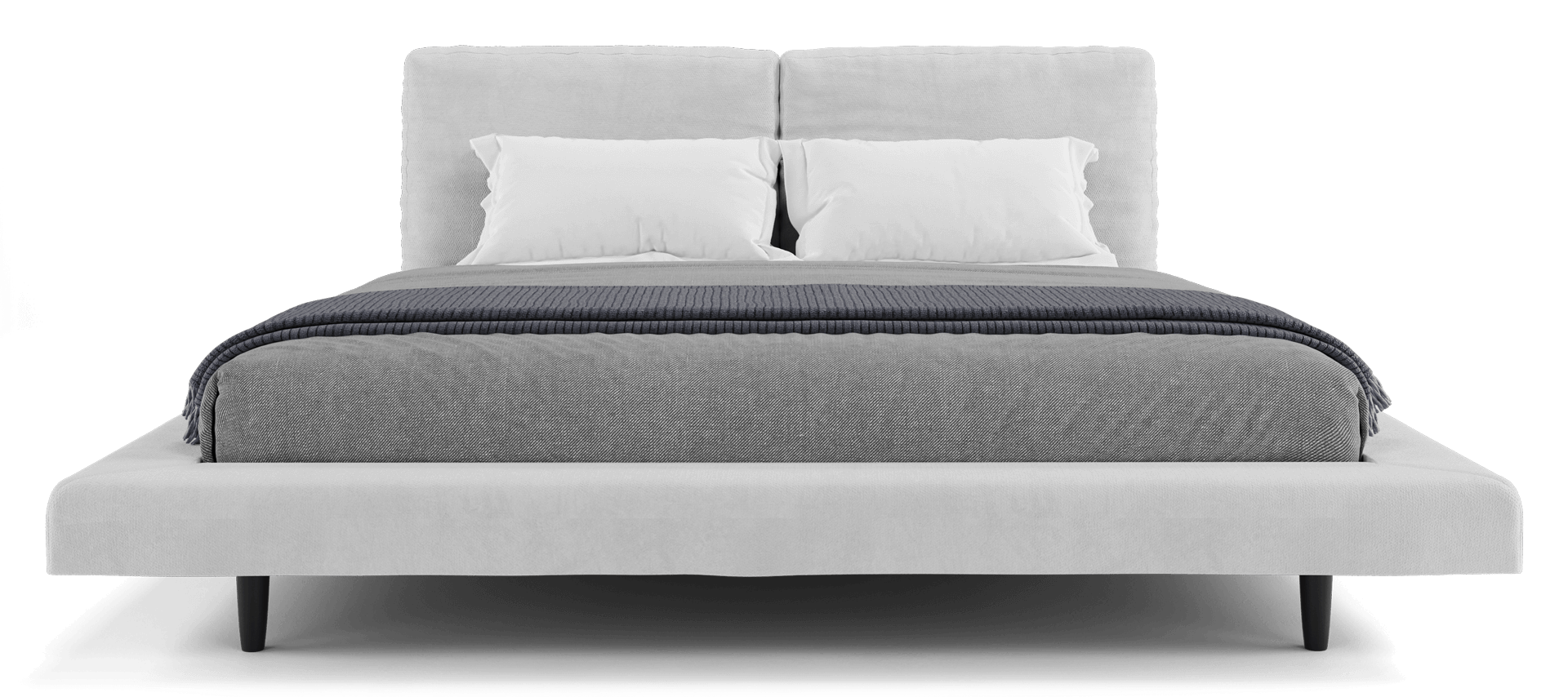 Mirel Bed - product view on white background