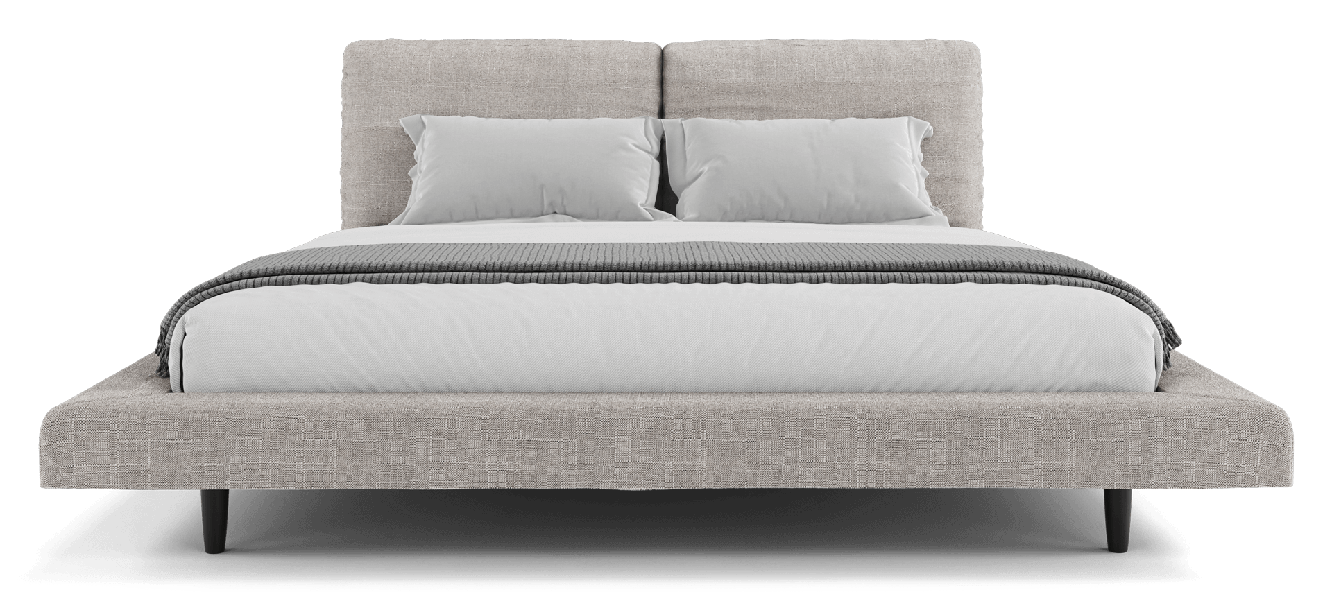 Mirel Bed - product view on white background