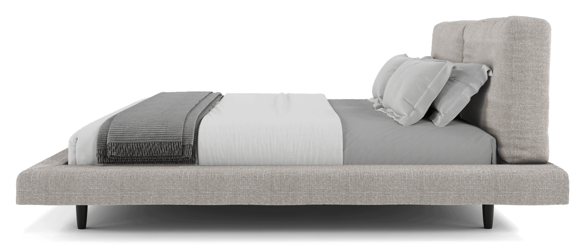 Mirel Bed - product view on white background