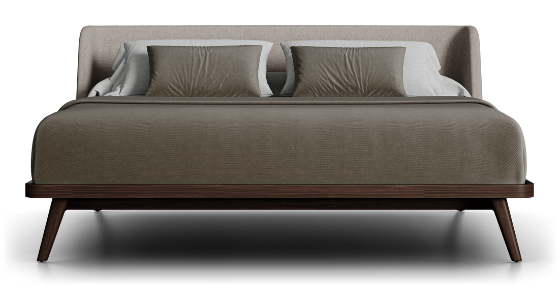 Norvin Bed - product view on white background