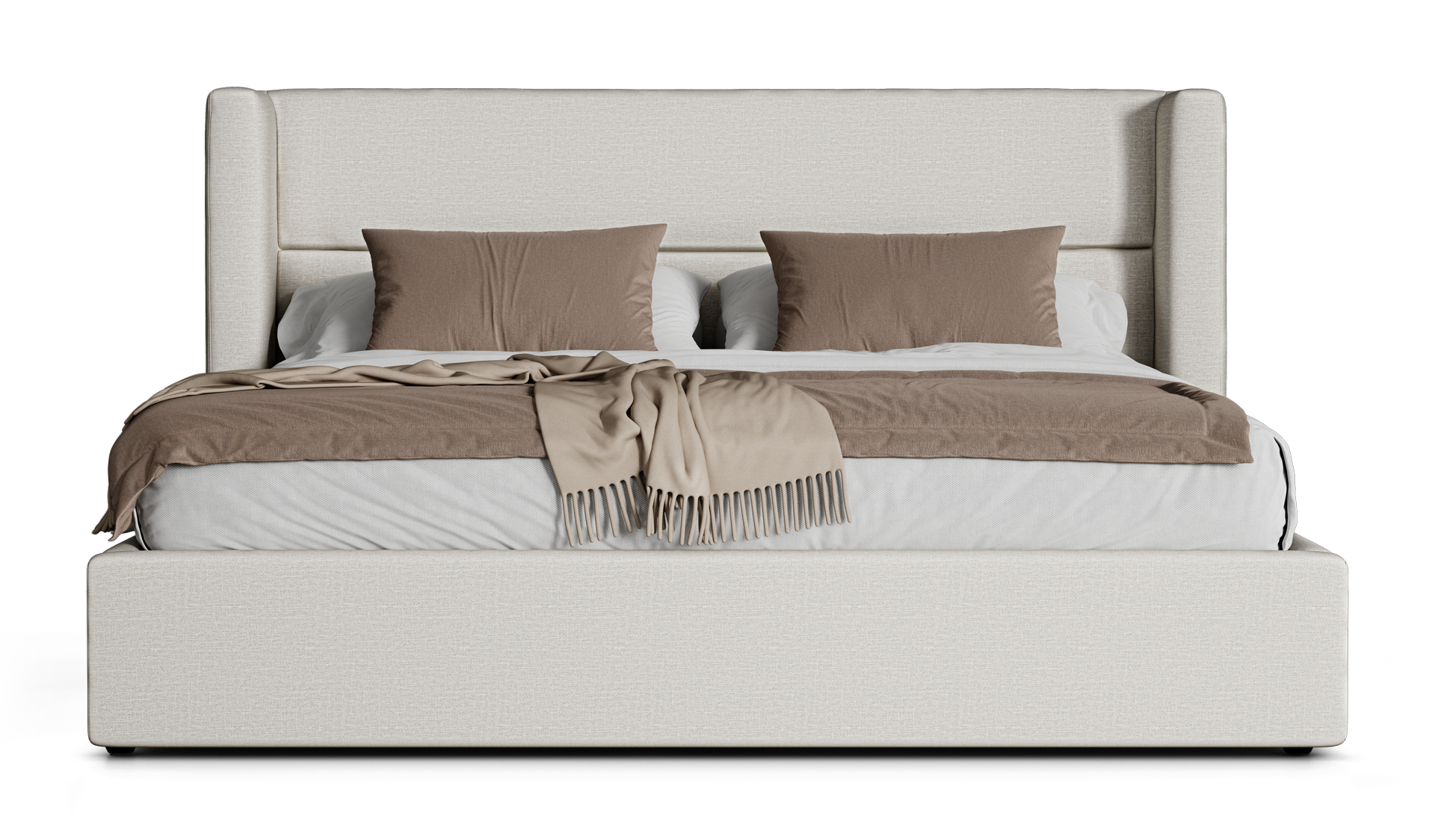 Elden Bed - product view on white background