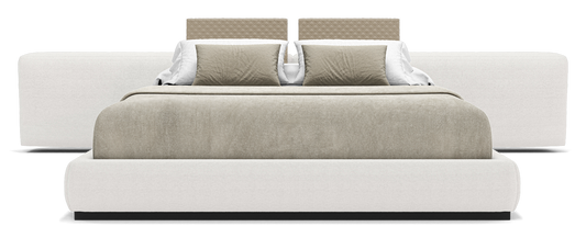 Bellar Bed - product view on white background