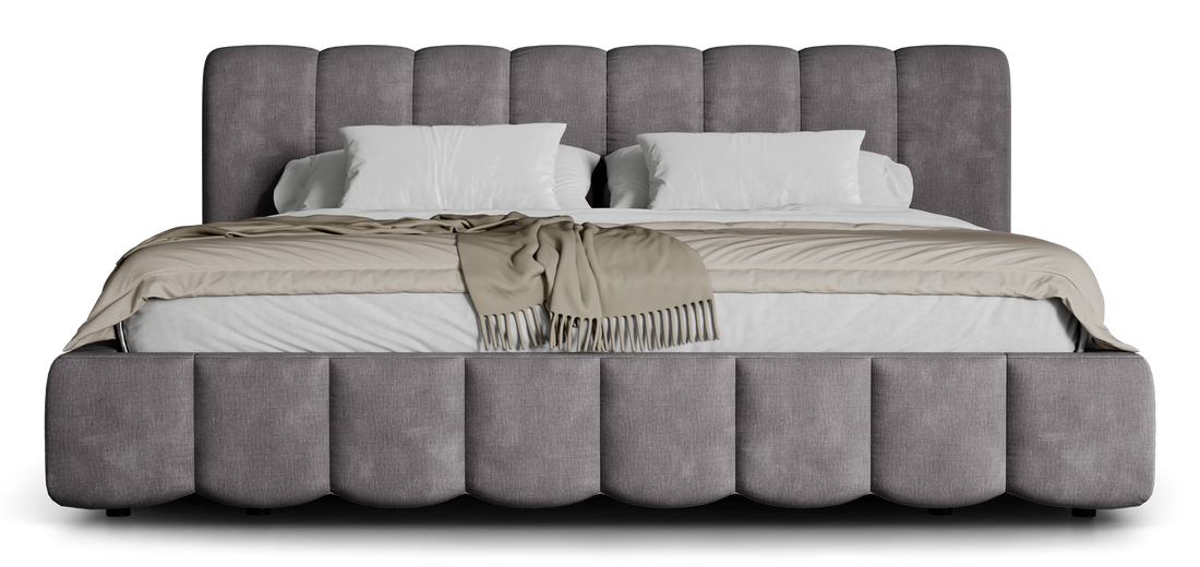 Elvara Bed - product view on white background