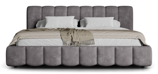 Elvara Bed - product view on white background
