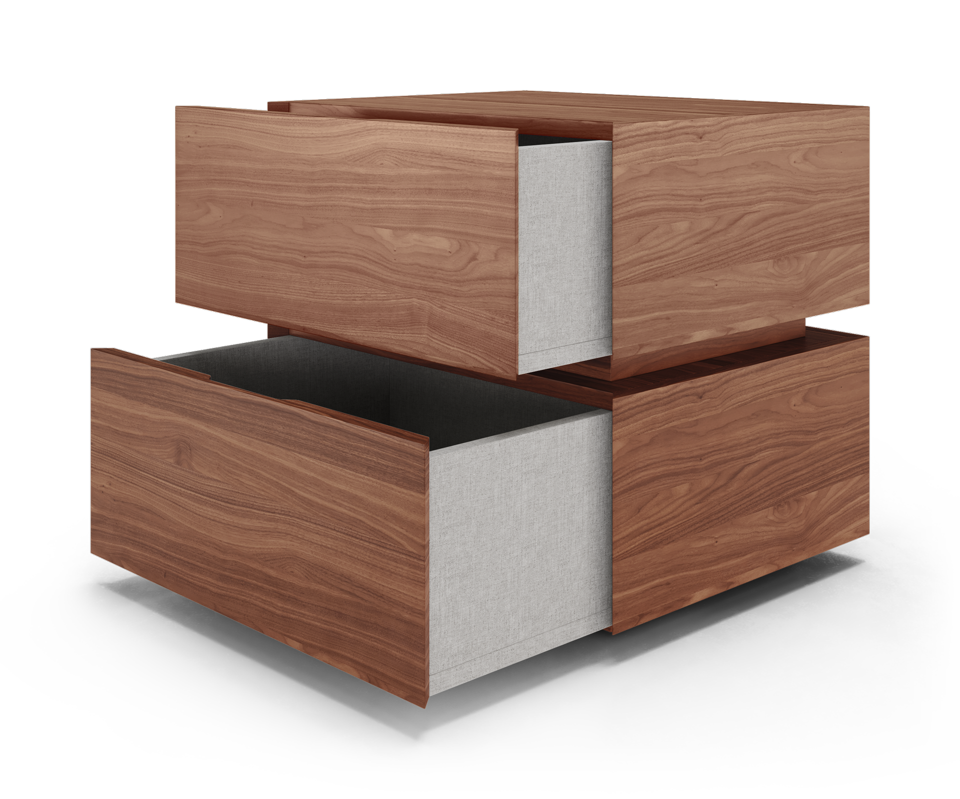 Tarian Nightstand - product view on white background