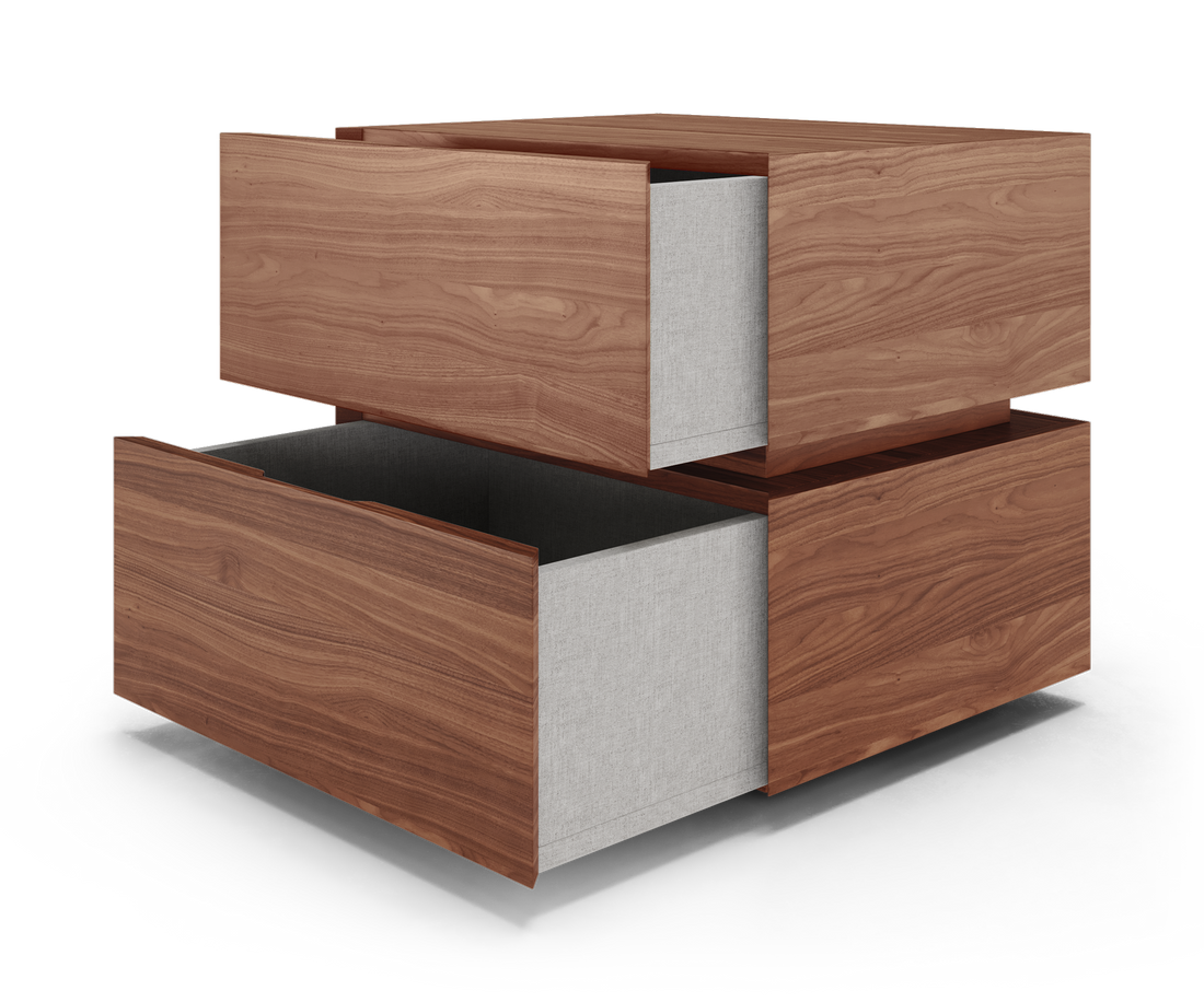 Tarian Nightstand - product view on white background