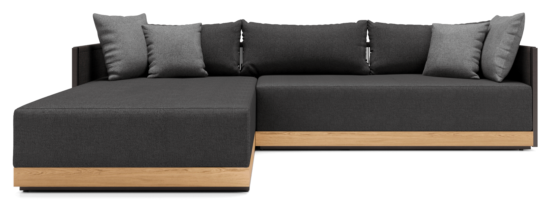 Peppercorn Fabric / Left-Facing