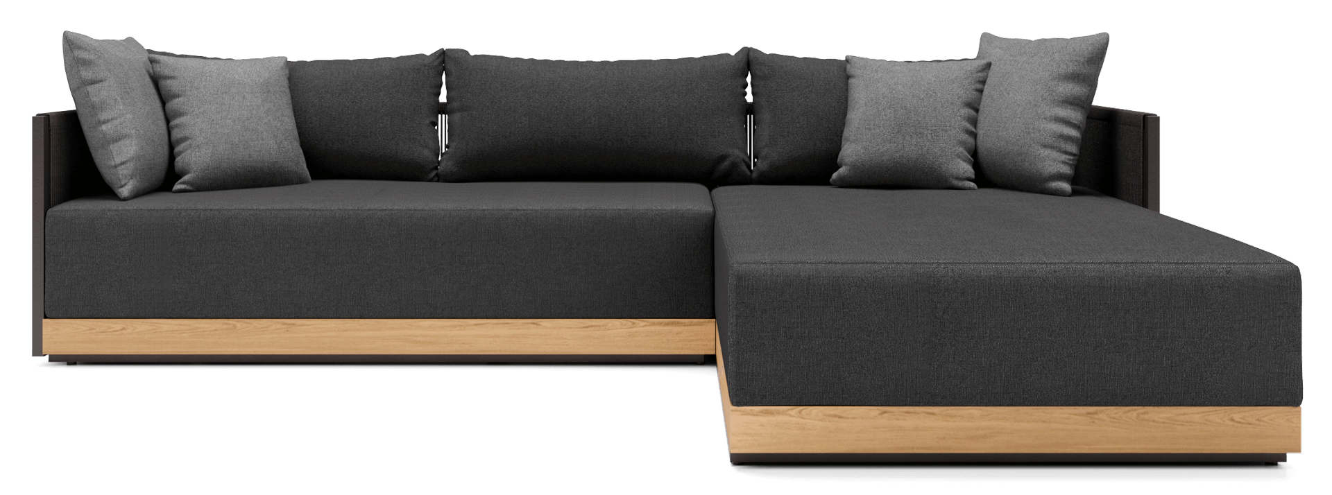 Peppercorn Fabric / Right-Facing