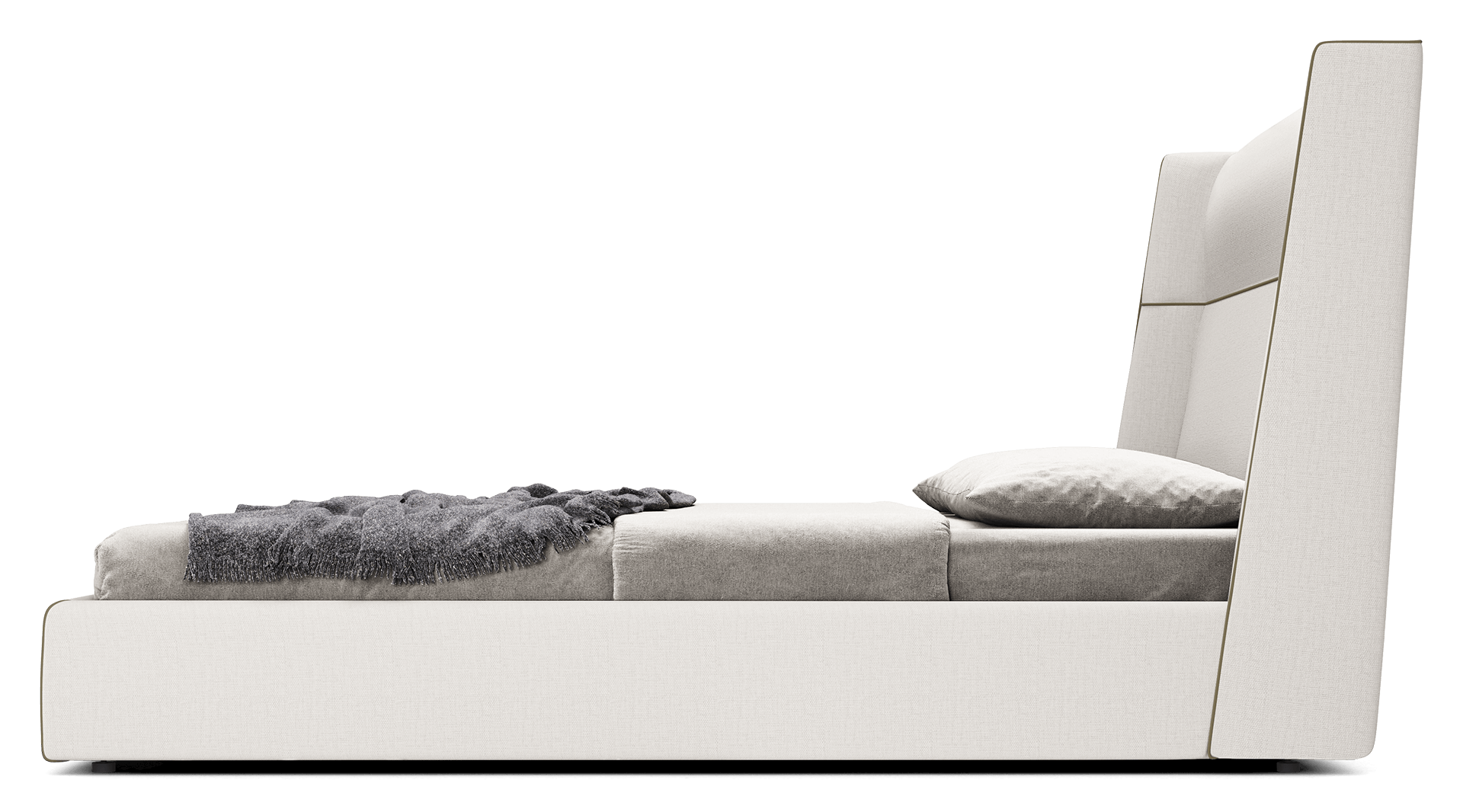 Avel Bed - product view on white background