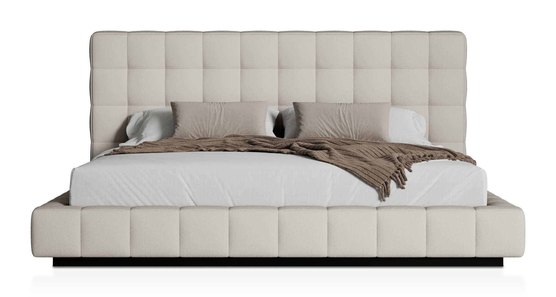 Caelen Bed - product view on white background