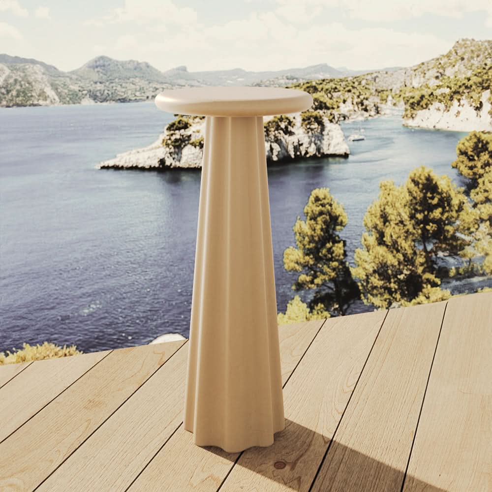 Bella Pedestal Side Table