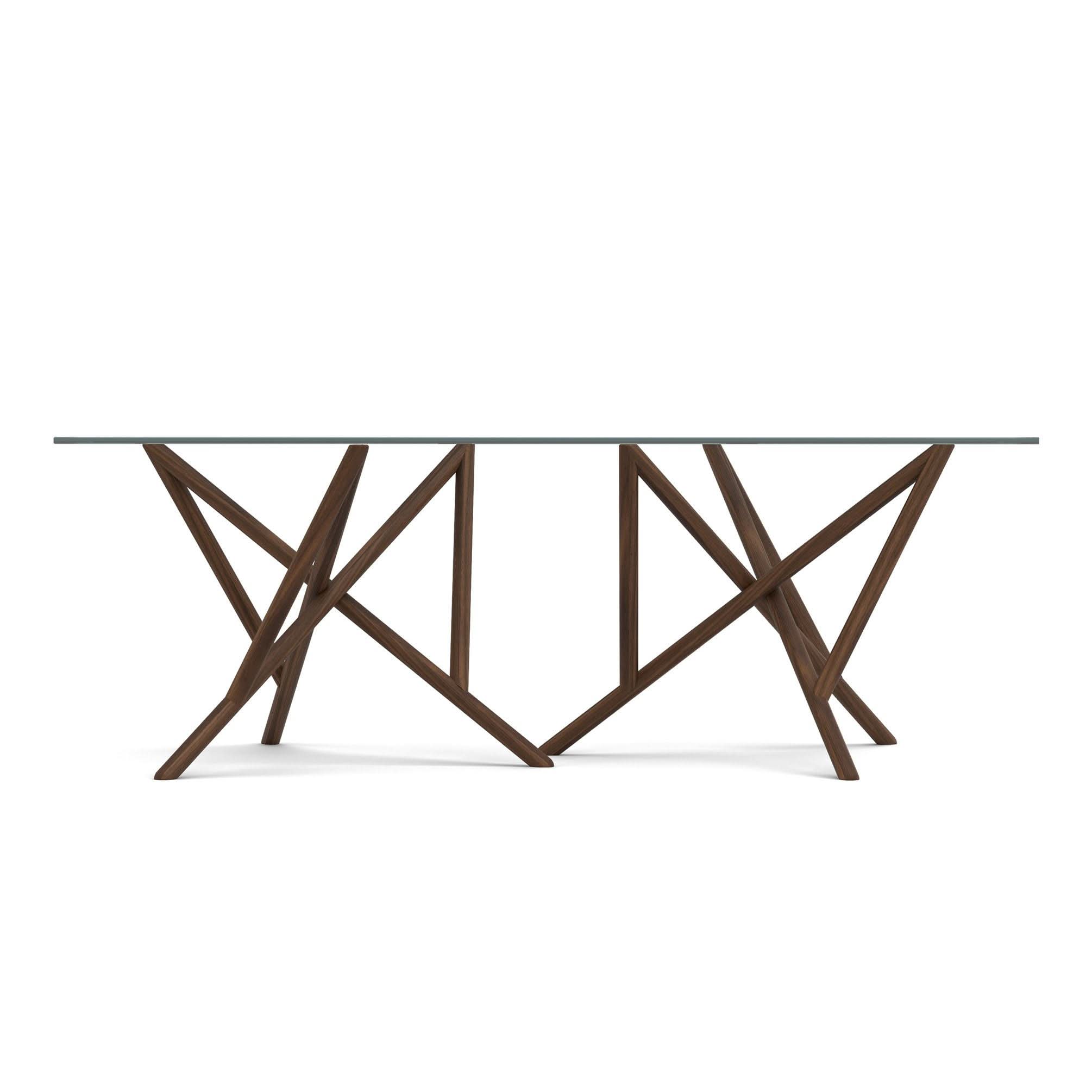 Copeland Baton Glass Top Table