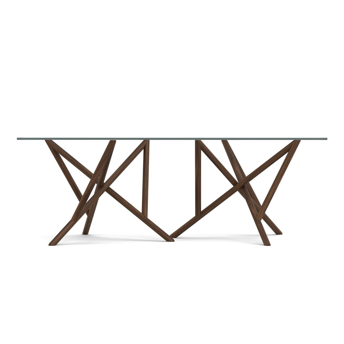 Copeland Baton Glass Top Table