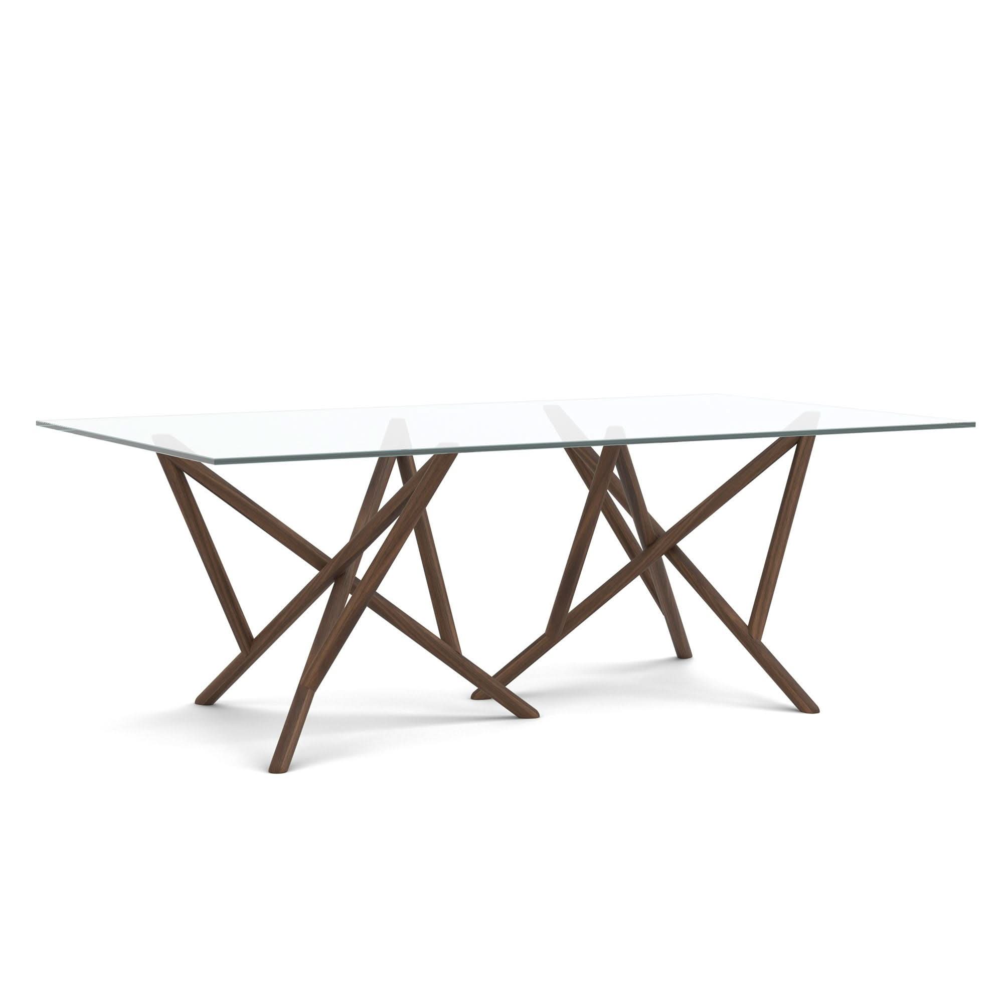 Copeland Baton Glass Top Table