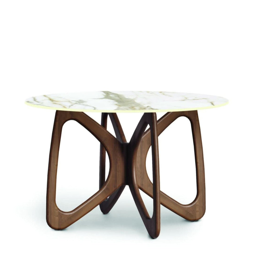 Copeland Butterfly Round Sintered Stone Top Table