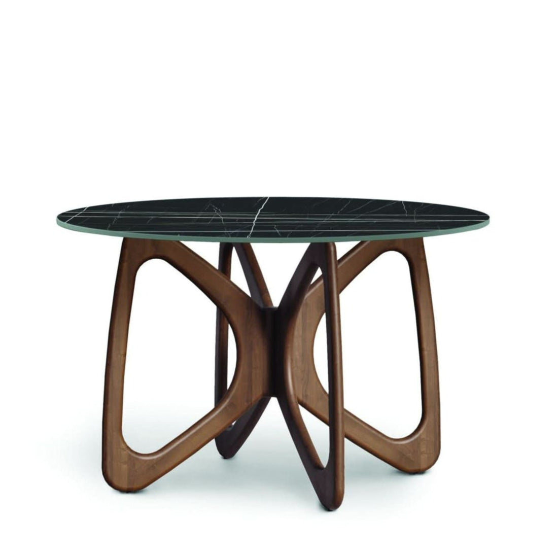 Copeland Butterfly Round Sintered Stone Top Table