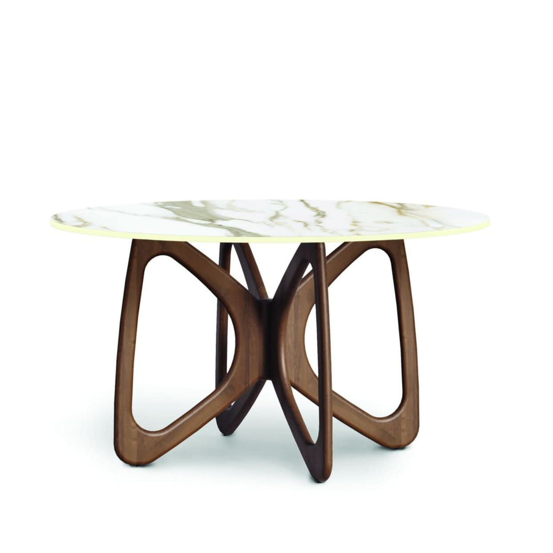 Copeland Butterfly Round Sintered Stone Top Table