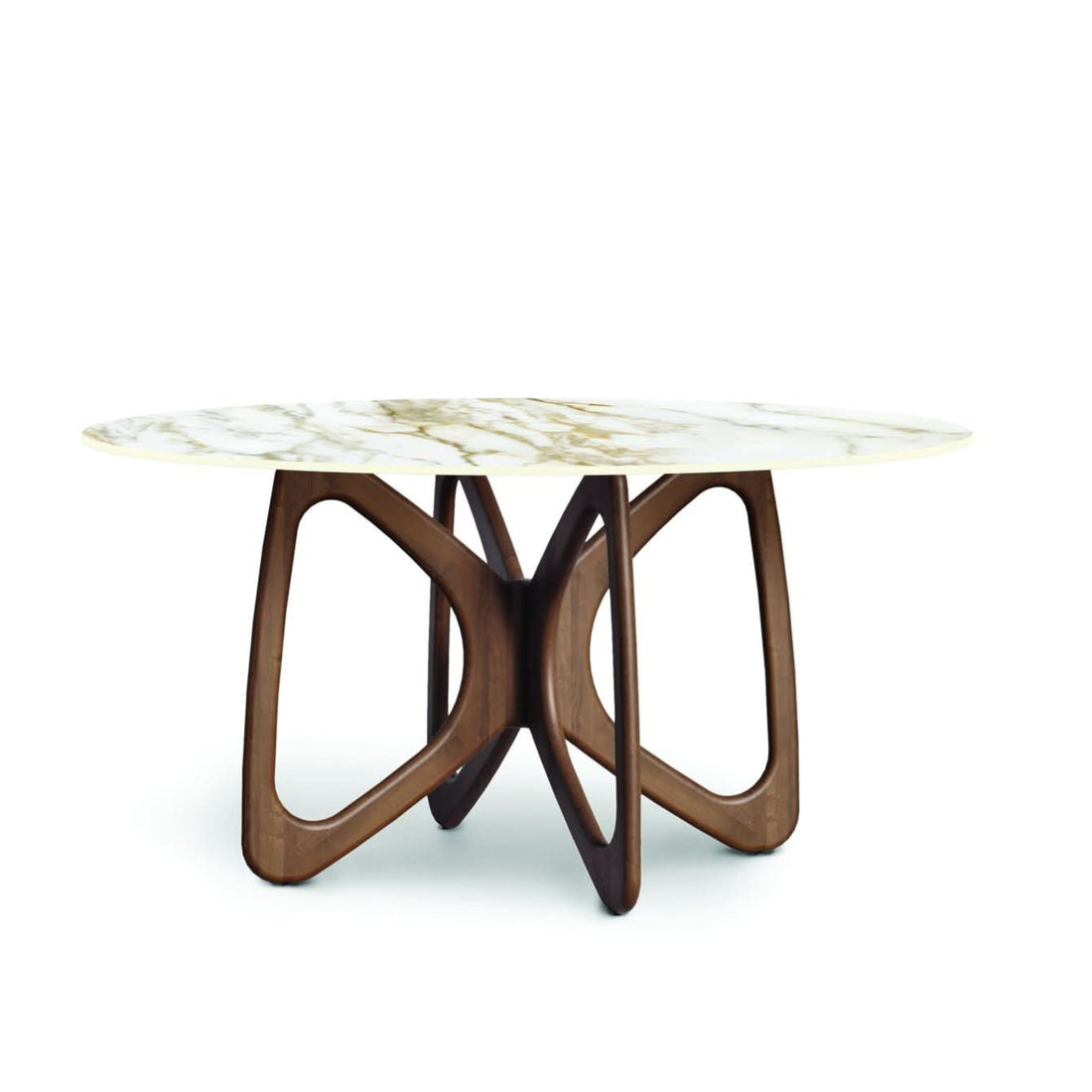 Copeland Butterfly Round Sintered Stone Top Table