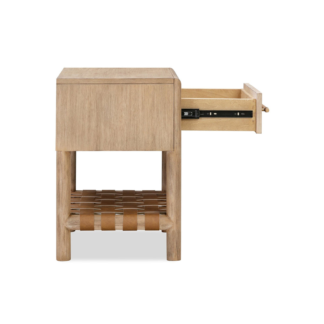 Dorsey Woven Nightstand with USB