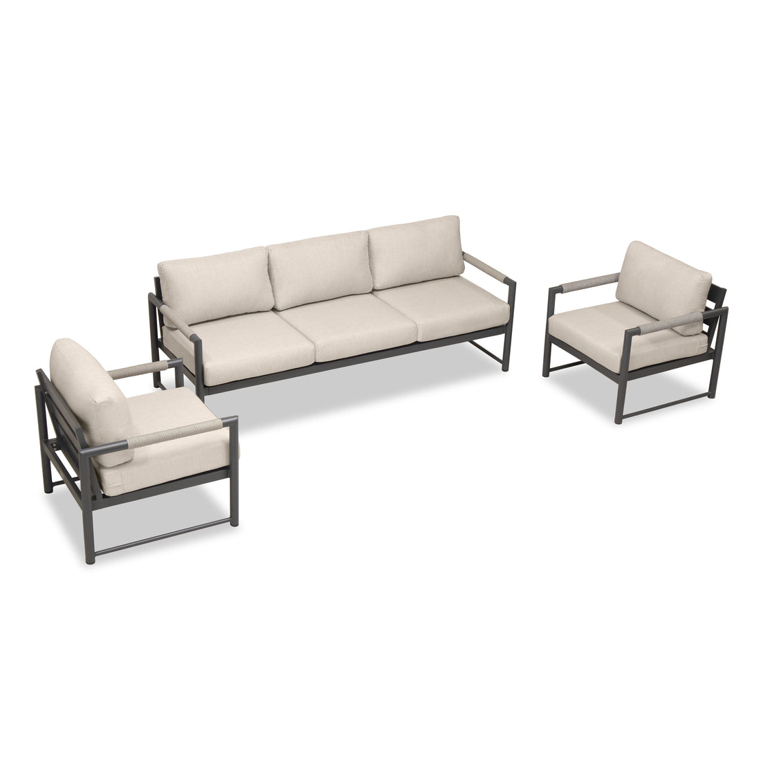 Alto 3 Piece Sofa Club Chair Set