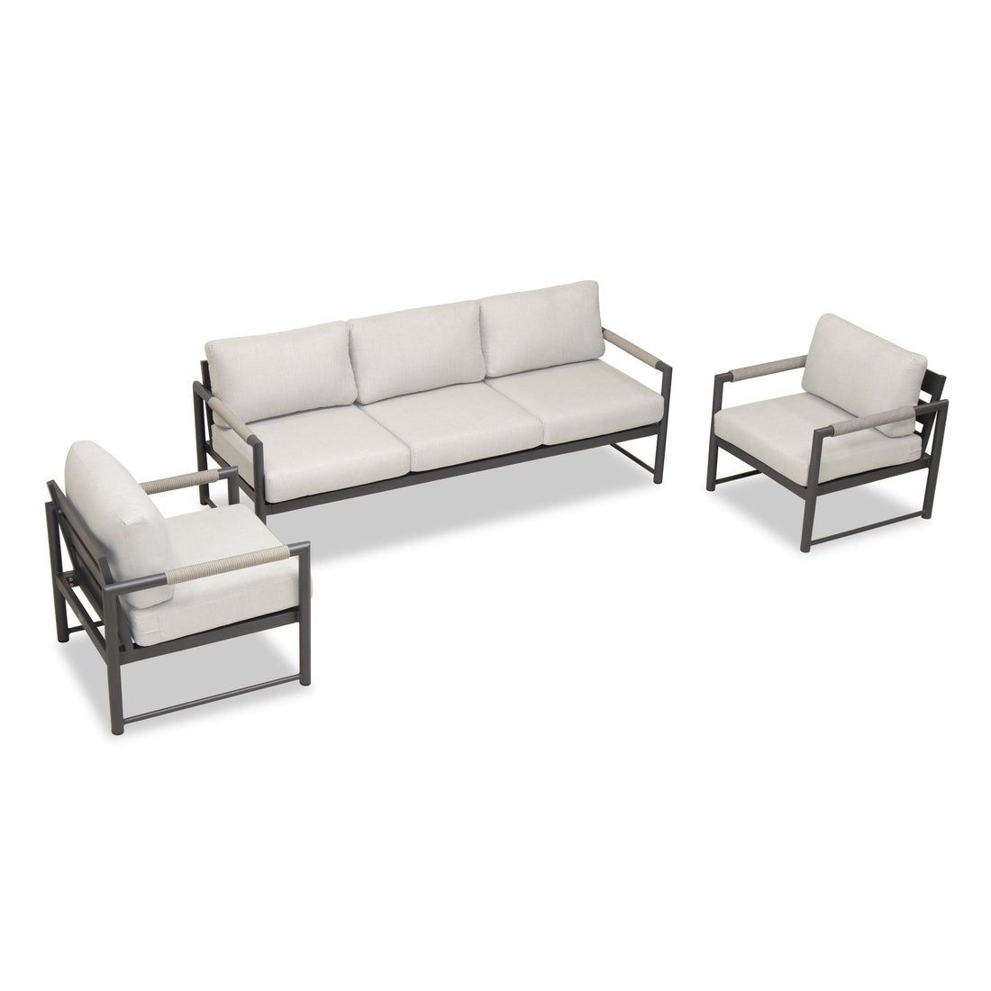 Alto 3 Piece Sofa Club Chair Set