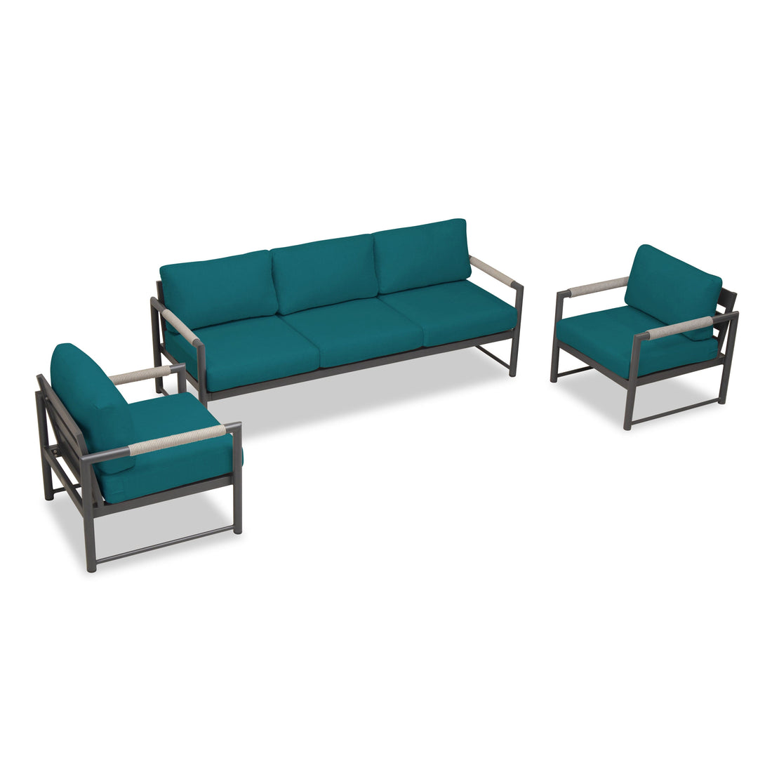 Alto 3 Piece Sofa Club Chair Set