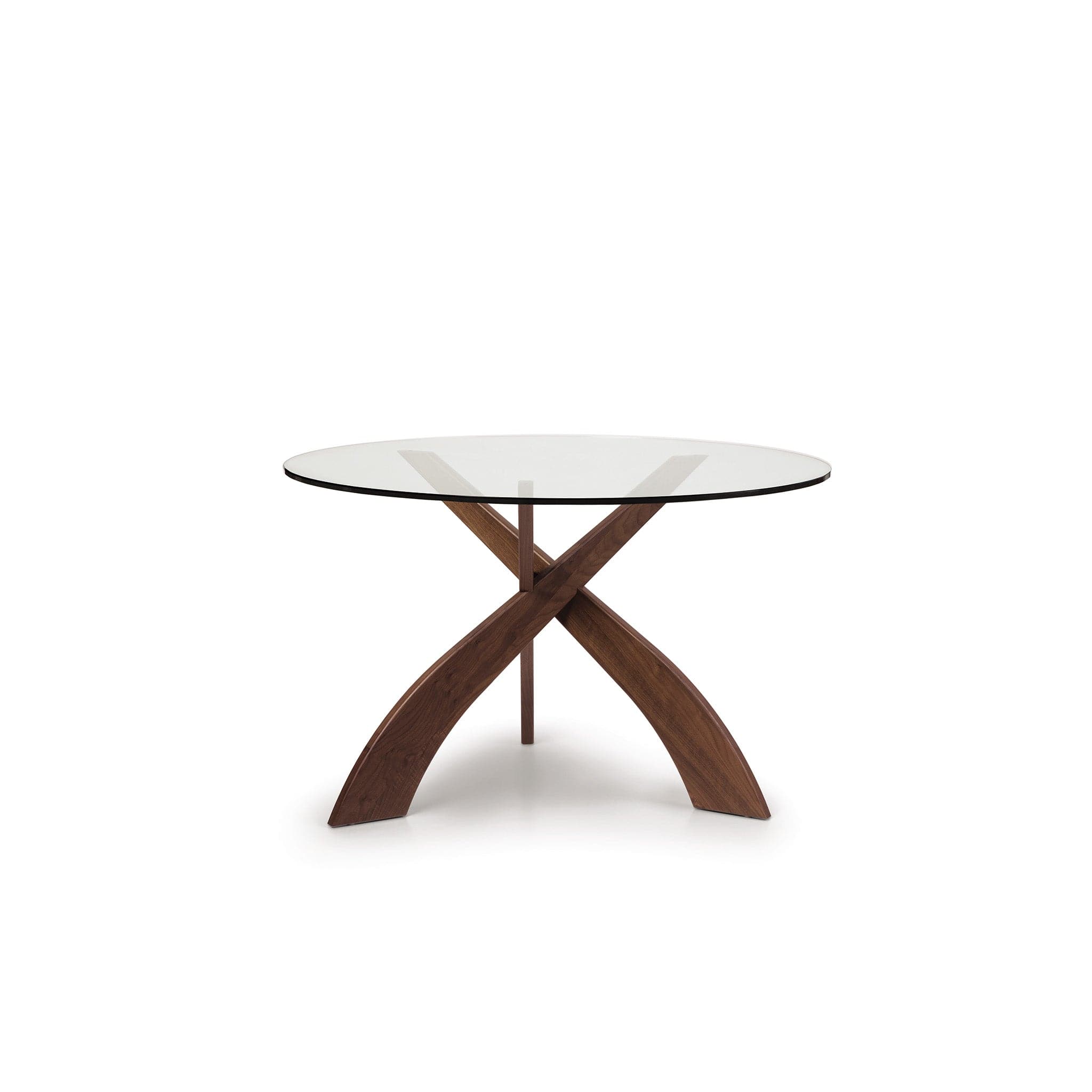 Copeland Statements Entwine Round Glass Top Dining Table