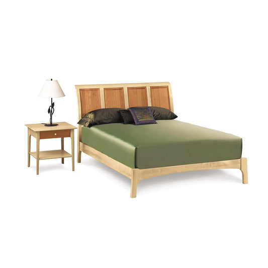 Copeland Sarah 45" Sleigh Bed with Low Footboard, Platform Bed