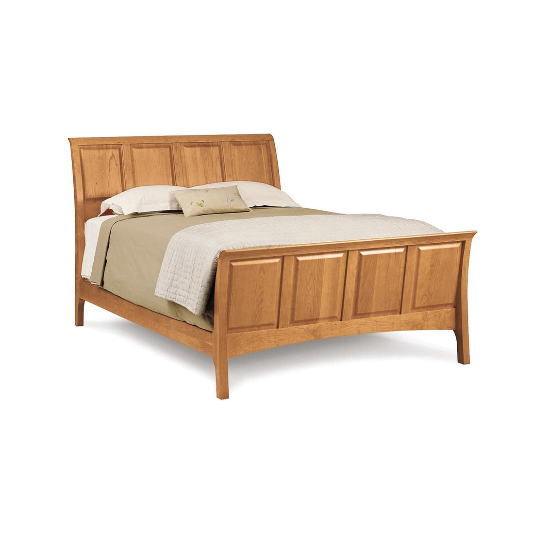 Copeland Sarah 45" Sleigh Bed with High Footboard, Platform Bed